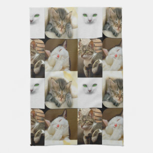 Cat Collage Kitchen Towel