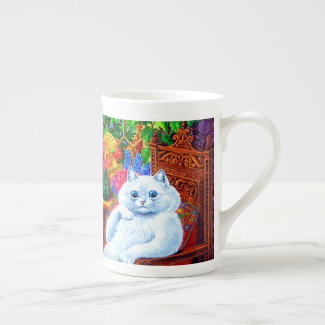 Cat College Master Bone China Mug (Right)
