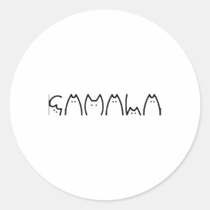 Cat Comma La Kamala Harris For President 2024 Elec Classic Round Sticker