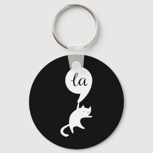 Cat Comma La Kamala Harris For President 2024 Elec Key Ring