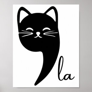 Cat Comma La Kamala Harris For President 2024 Elec Poster
