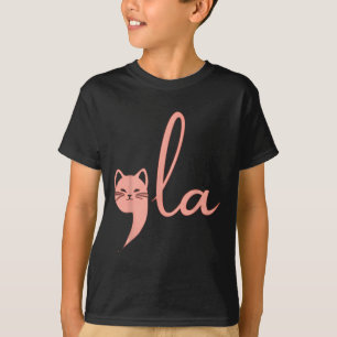 Cat Comma La Kamala Harris For President 2024 Elec T-Shirt