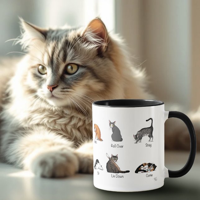 Cat Commands Mug (Creator Uploaded)