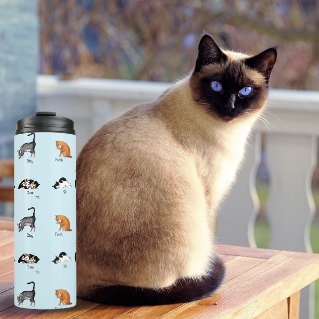 Cat Commands Thermal Tumbler (Creator Uploaded)