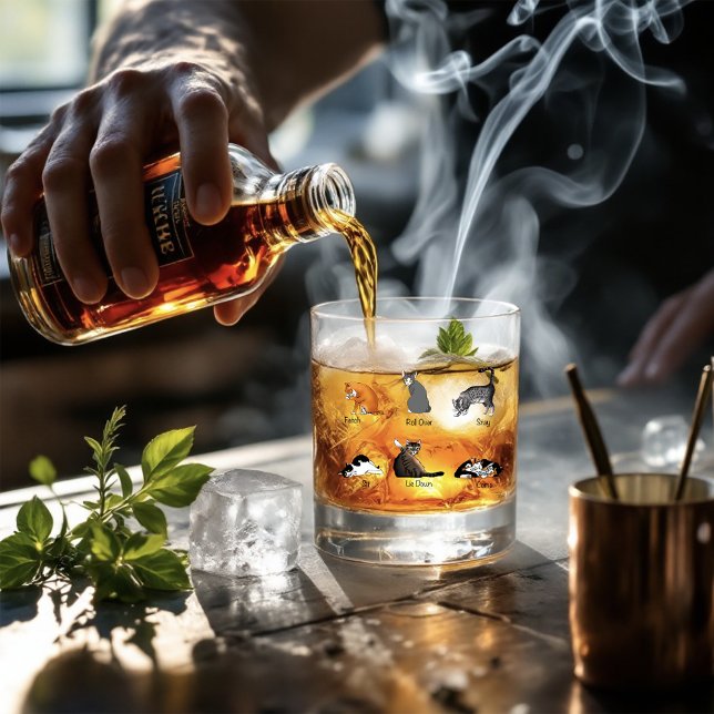 Cat Commands Whiskey Glass (Creator Uploaded)