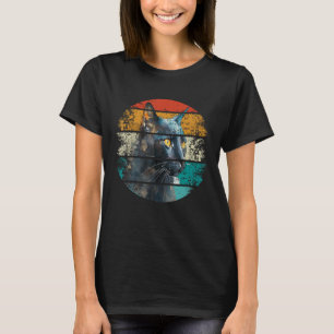 Cat Cool Graphic Cat Black Cat T-Shirt