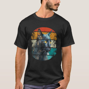 Cat Cool Graphic Cat Black Cat T-Shirt