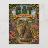 Cat Cottage Garden POPCUT