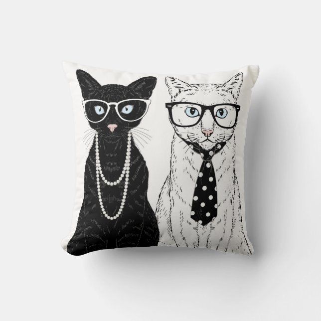 Cat Couple Cushion (Front)
