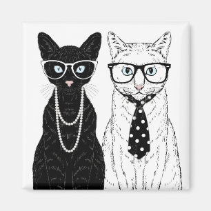 Cat Couple Magnet