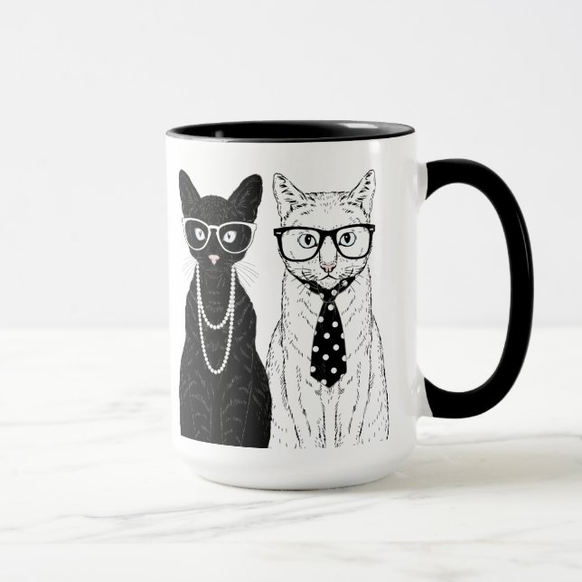 Cat Couple Mug (Right)