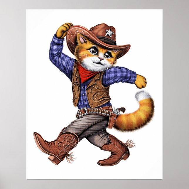 Cat Cowboy Poster (Front)
