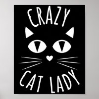 Cat Crazy Cat Lady Funny Cat Lover Mother's Day Bi