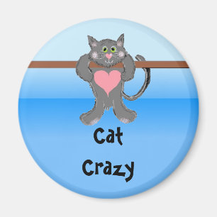 Cat Crazy Magnet