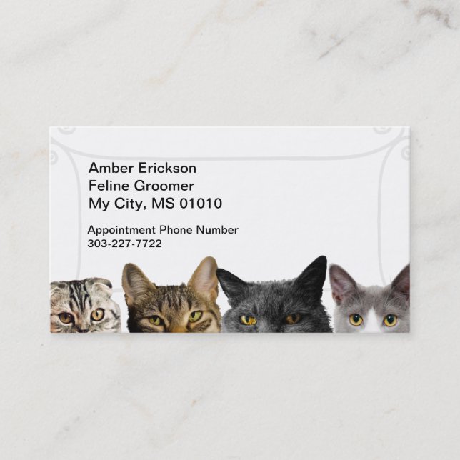 Cat Crowd Business Cards (Front)