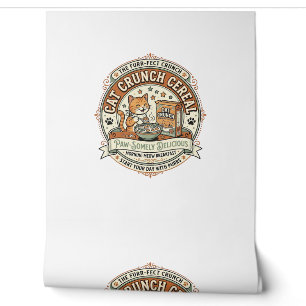 Cat Crunch Cereal Cat Breakfast Cereal Box Cat Vin Wallpaper
