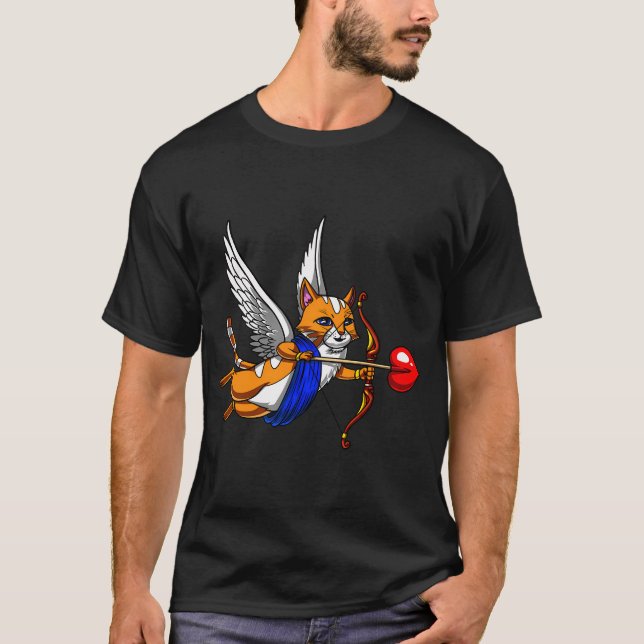Cat Cupid T-Shirt (Front)
