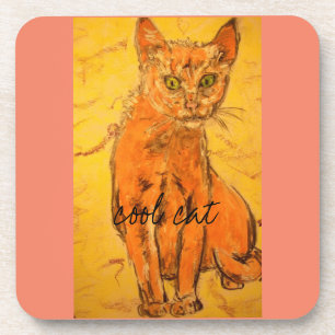 Cat Curious Coaster