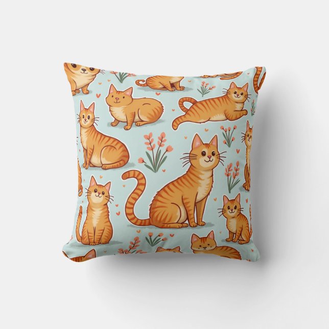 cat cushion pillow (Front)