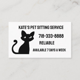 CAT CUSTOM BUSINESS CARDS