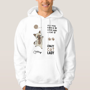 Cat Cute Animals Sticker Set Cats Love Hoodie