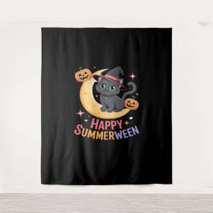 Cat Cute Halloween Aesthetic Essential T-Shirt Tapestry