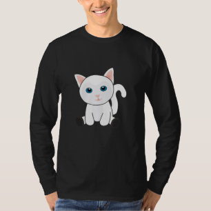 Cat Cute Kitten White Cats Cute Animals T-Shirt