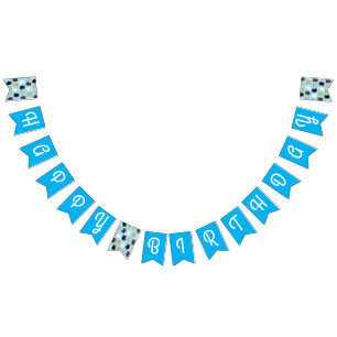 Cat Cute Kitty Colourful 1st Birthday Party Theme Bunting