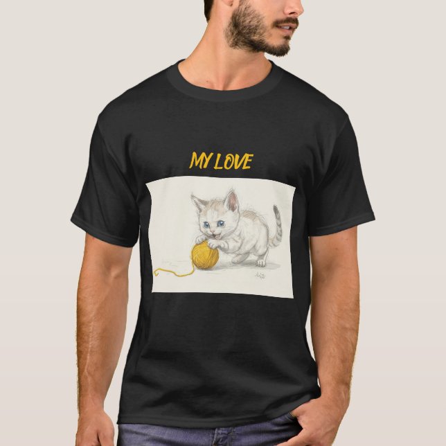 CAT CUTE T-SHIRT (Front)