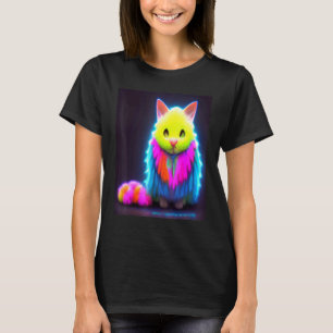 Cat Cyber Punk Weird Men Women Boys Girls  2 T-Shirt