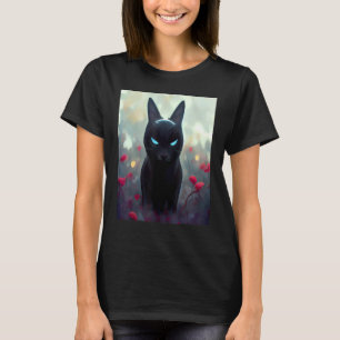 Cat Cyber Punk Weird Men Women Boys Girls T-Shirt