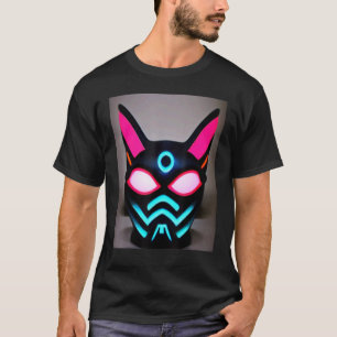 Cat Cyber Punk Weird Men Women Boys Girls T-Shirt