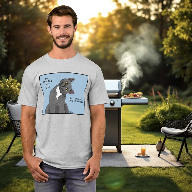 Cat Dad Adoption Father's Day T-Shirt (Creator Uploaded)