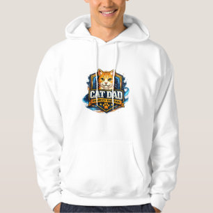 Cat Dad AI Tech Logo Hoodie