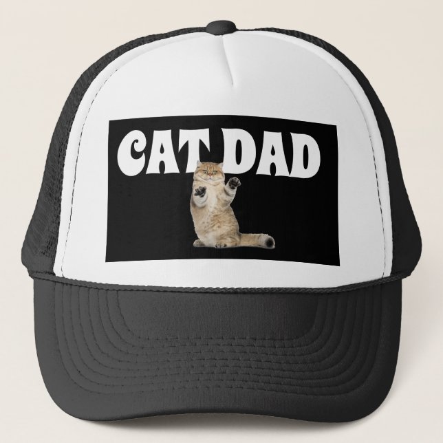 CAT DAD BALL CAPS HATS (Front)