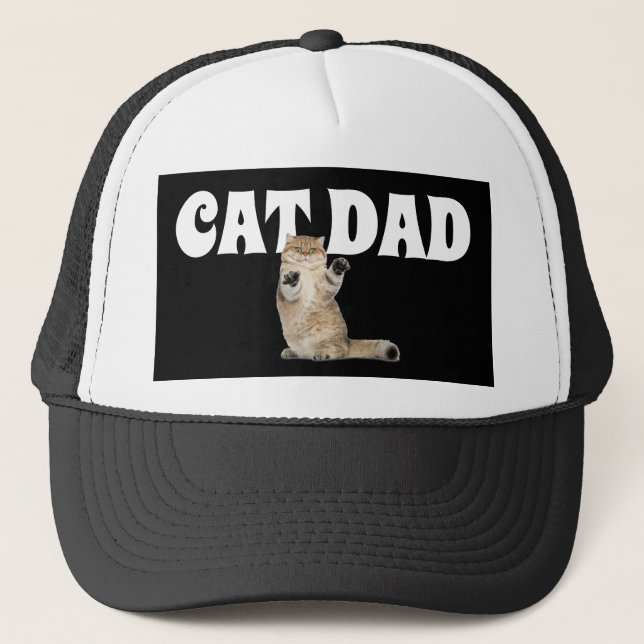 CAT DAD BALL CAPS HATS (Front)