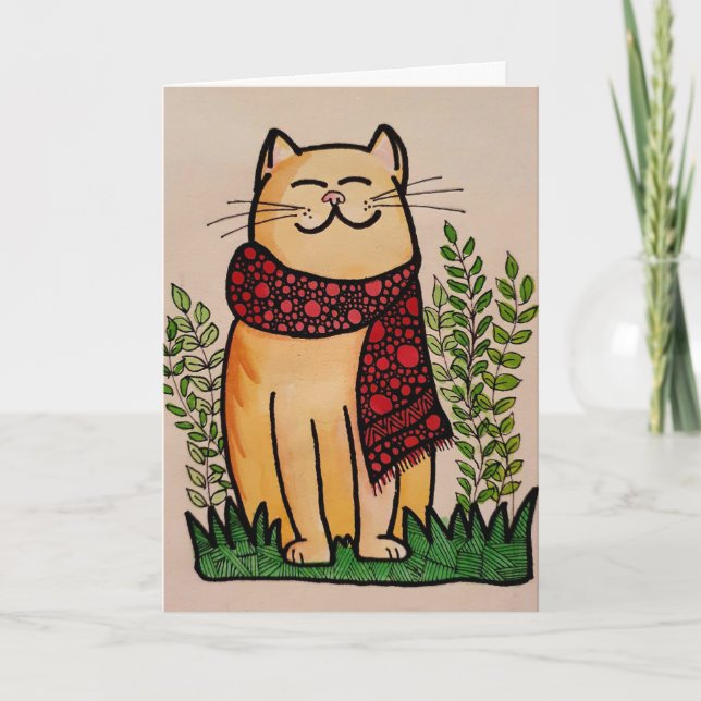 CAT DAD BIRTHDAY GREETING CARDS (Front)