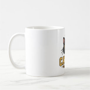 Cat Dad Black Cat Gift Tee Coffee Mug