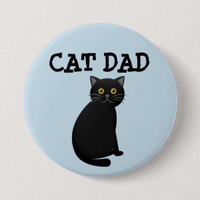 CAT DAD BUTTON (Front)