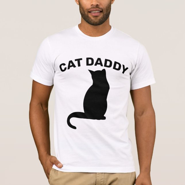 CAT DAD (CAT DADDY) Men's T-Shirts (Front)