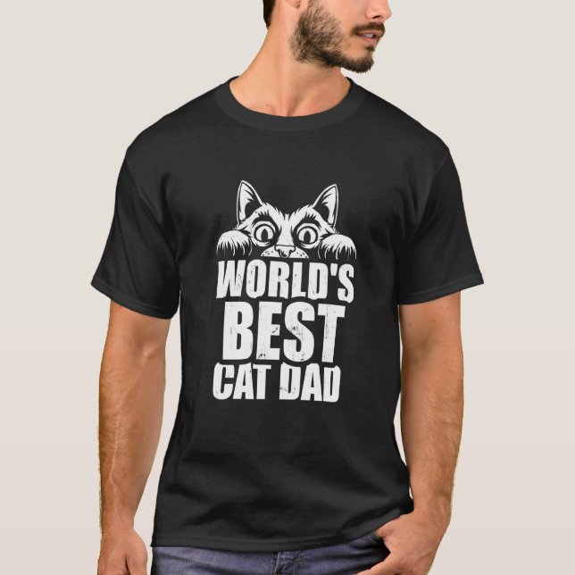 Cat Dad   Cat Daddy T-Shirt (Front)