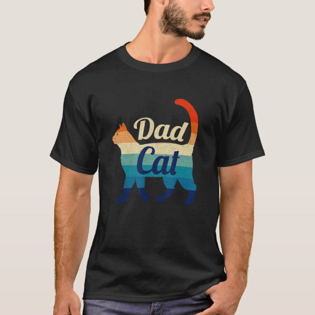 Cat Dad  Cat Daddy T-Shirt (Front)