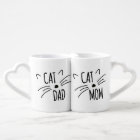 Cat Dad & Cat Mum Mug Set