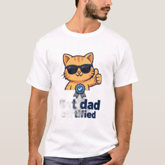Cat Dad — Certified T-Shirt