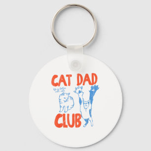 Cat Dad Club, Life Is Better With Cats, Cat Dad, F Key Ring