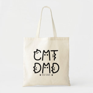 Cat Dad Custom Year Tote Bag