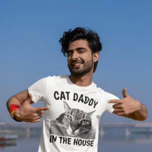 CAT DAD DADDY IN THE HOUSE Funny T-shirts