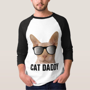 CAT DAD DADDY SPHYNX CAT T-Shirts