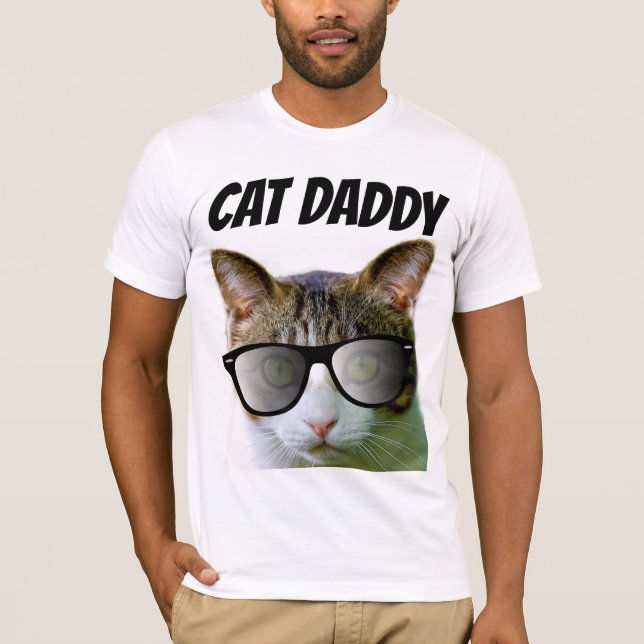 CAT DAD DADDY T-Shirts Sunglasses (Front)