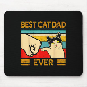 Cat Dad Ever Father's Day Gift Cat Daddy For Men  Mouse Pad